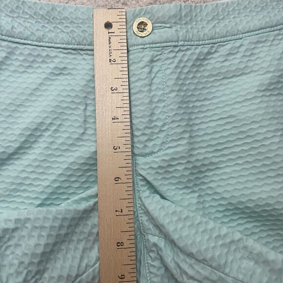 Lilly‎ Pulitzer The Buttercup Dressy Scalloped Shorts Texture Mint Green Size 2 - Picture 8 of 13
